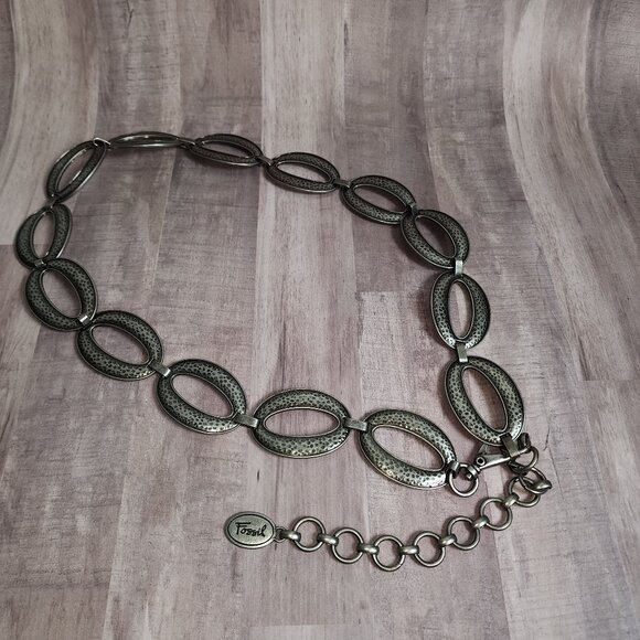 Fossil Hammered Loop Belt - Picture 1 of 4